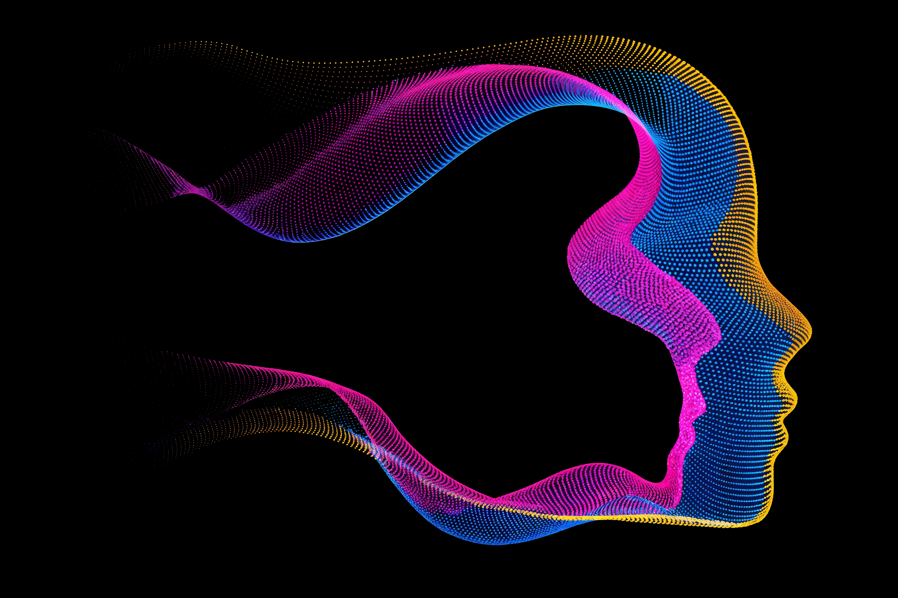 Colorful Abstract Silhouette